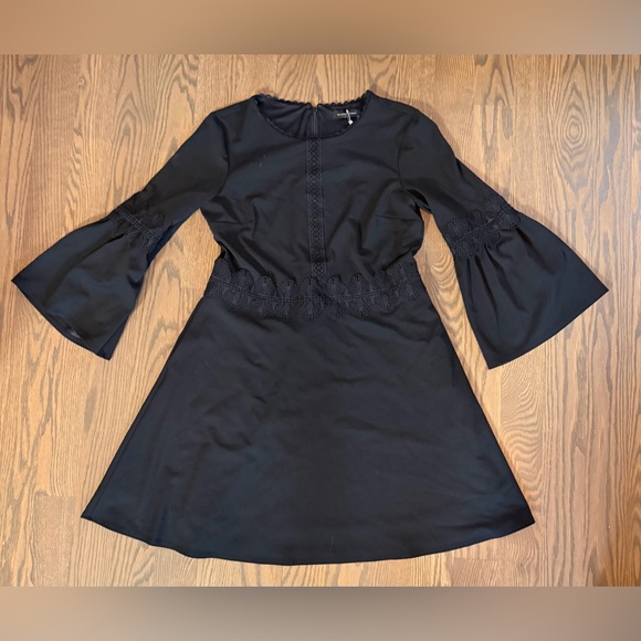 Banana Republic Black Long Sleeve Dress - Picture 3 of 8